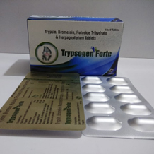  top pharma franchise products of Positive Medicare  -	tablets trypsogen (2).jpg	